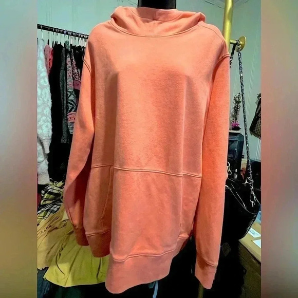 Orange All in Motion Pullover Hoodie - Picture 1 of 11